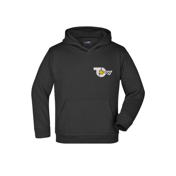 Stick weiß - Hooded Sweat Junior Miniaturansicht