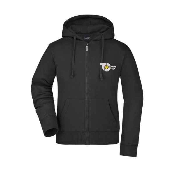 Stick weiß - Ladies' Hooded Jacket Miniaturansicht